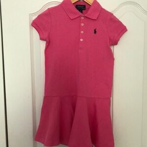 Polo by Ralph Lauren Kids Pink Polo Dress size 5 , like new.